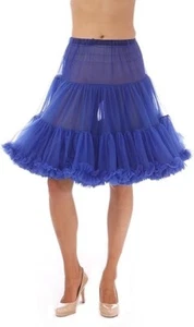 Malco Mode Petticoat for Vintage Short Skirt, Royal Blue Size Petite, 582-RB-PET - Picture 1 of 4