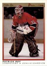 1990-91 O-PEE-CHEE PREMIER HOCKEY #101 PATRICK ROY MONTREAL CANADIENS