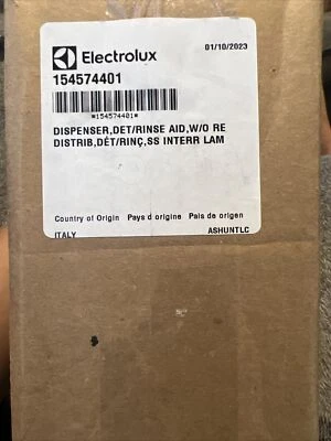Nuevo lavavajillas genuino OEM Electrolux Frigidaire Det. Dispensador 154574401. Bin F Foto 1 de 2