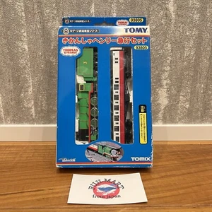 TOMIX N Scale TOMYTECH Thomas & Friends Henry Red EXPRESS COACH 93805 Motor OK - Picture 1 of 21