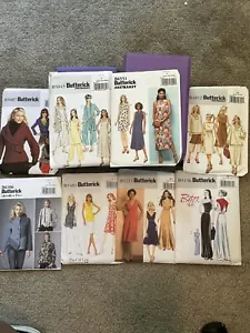 Lote de patrones para mujeres-Butterick, DKNY, Burda, Elizabeth Gillette y McCall- 12 - Imagen 1 de 8
