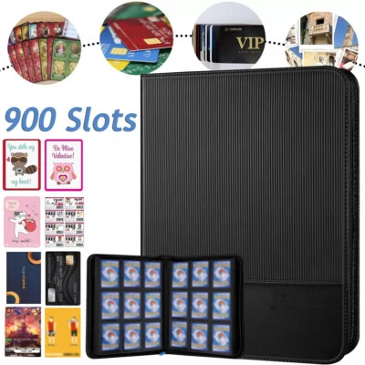 MARKENLOS XXXL Sammelalbum für 720/900 Pokemon Karten Sammelmappe Ordner Heft 40/50 Seiten