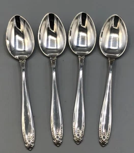 Prelude by International Sterling Silver set of 4 Demitasse Spoons 4.25" - Picture 1 of 3
