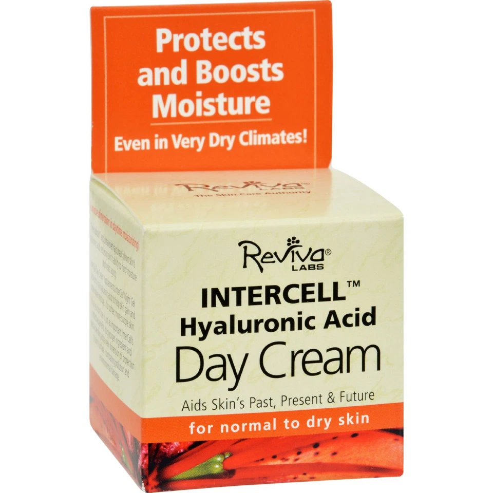 Reviva Labs Intercell Day Cream With Hyaluronic Acid 1.5 Oz