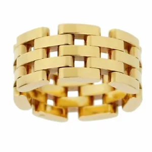 Chopard Les Chaines 18k Rose Gold Ring Size 5 1/2 Round - Picture 1 of 3