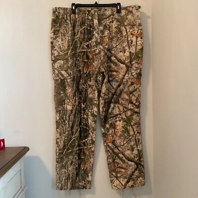 Cabela’s Mens Size 42 Reg Camouflage Hunting Cargo Pants 6 Pocket Zonz Woodlands - Image 1 of 4
