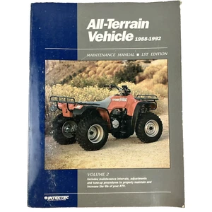 1988-1992 Intertec ATV Maintenance Manual Vol 2 1st ATV2-1 Honda Yamaha Suzuki - Picture 1 of 2