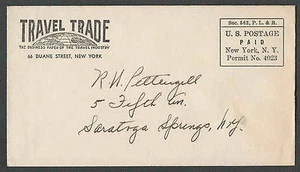 Ca 1936 COVER NY TRAVEL TRADE FOR INDUSTRY TRAVEL PERIODICAL - Picture 1 of 1
