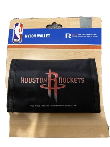 Houston Rockets Black Nylon Wallet NBA Cover