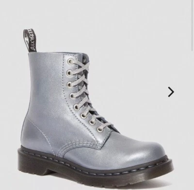 Dr. Martens | Botas de Combate 1460 Pascal Chroma Cuero Metálico Descatalogadas Foto 1 de 4