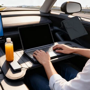 Car Laptop Tray Multifunctional Accessories Folding for 3 Y Study - Picture 1 of 5