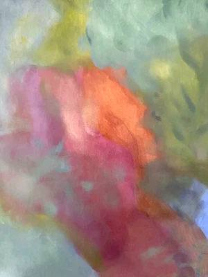 原版,大号,中世纪现代抽象油画框 — 第 1/4 张图片