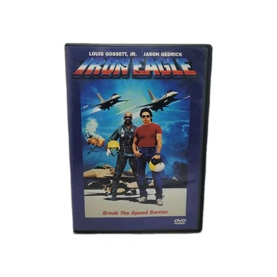 Iron Eagle DVD 1986 Louis Gossett Jr Jason Gedrick Action Movie OOP Rare Foto 1 de 4