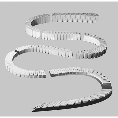 Woodland Scenics 2% Inclinación Set 8 WOOST1410 Tren Paisaje Sin Escala Foto 1 de 3