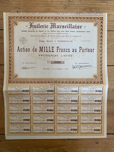 RARE = HUILERIE MARSEILLAISE (MARSEILLE 13) (I2) - Foto 1 di 1