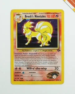 Pokemon Brock's Ninetales 3/132 Gym Challenge English Holo - Picture 1 of 9
