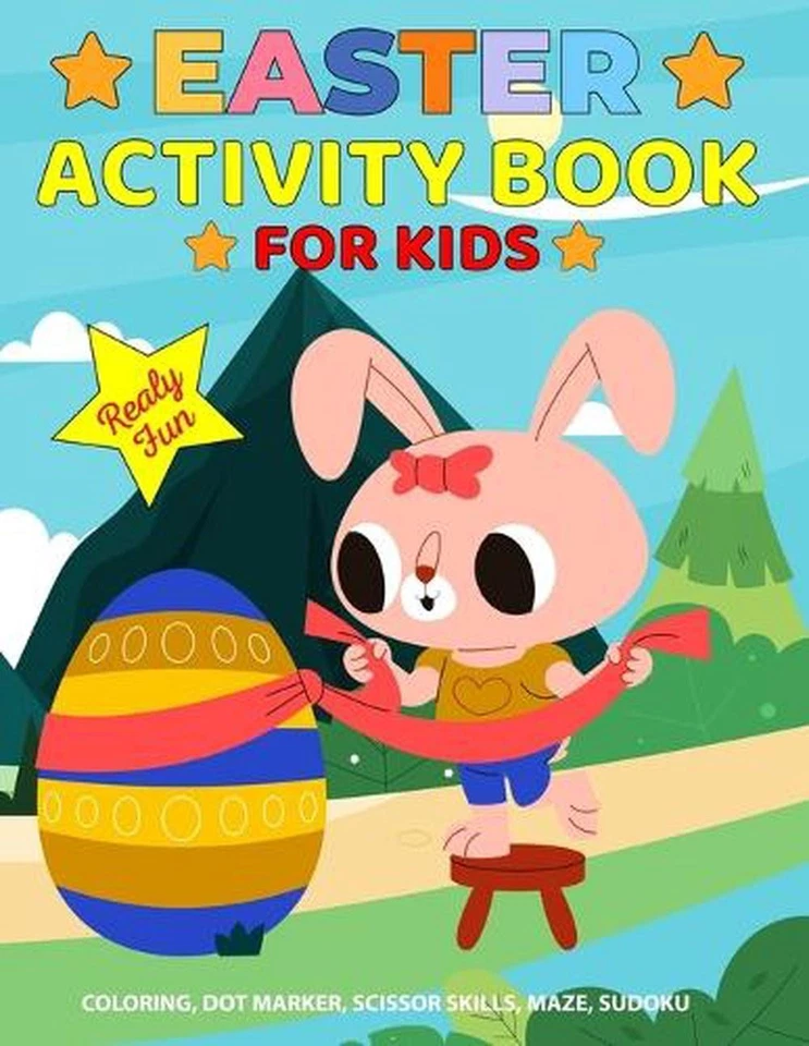 Easter Activity Book for Kids: Big Easter Activity Book for Children, Dot to Dot - Image 1 of 1