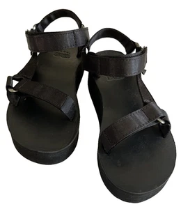 Teva Black Flatform Universal Water-Ready Sandals Black Women's Sz 5 1111751-BLK - Picture 1 of 24