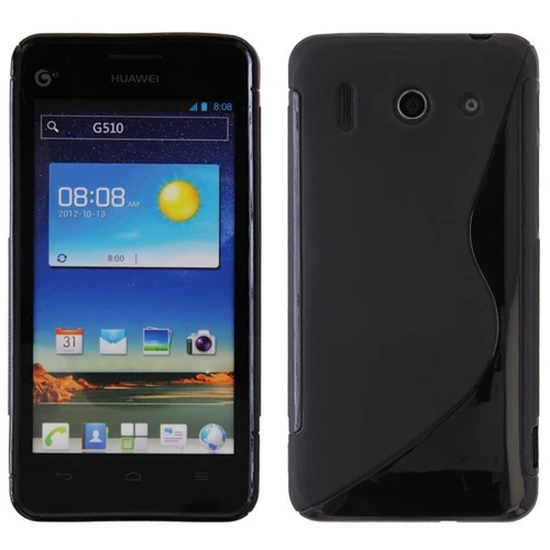 Custodia in TPU Nero S-Line per Huawei G510 / U8951 - Immagine 1 di 1