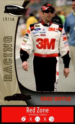2009 Press Pass Fusion GOLD - #63 Greg Biffle NM. #/50 - Image 1 of 2