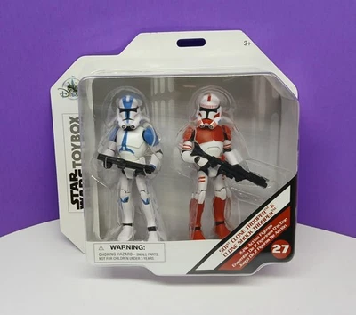 Disney Star Wars Toybox 501st Clone Trooper & Shock Trooper Juego de figuras de 5" (LEER) Foto 1 de 4