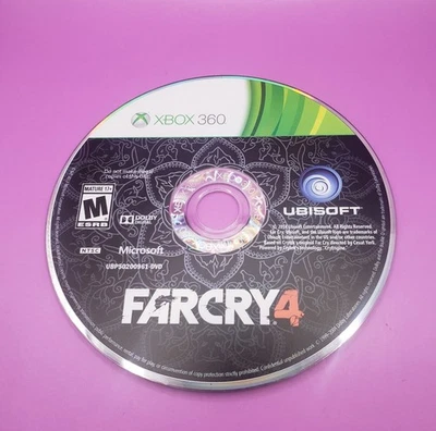 Far Cry 4 - Xbox 360 - Tested Disc Only - Achievement Hunting - FPS - - Image 1 of 3