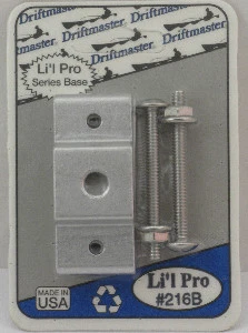 Driftmaster 216-B Soporte de varilla Base de montaje en riel de 3/8" Foto 1 de 4