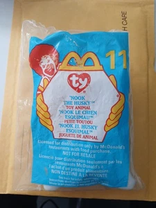 Nook the Husky Ty Teenie Beanie (1999 McDonalds Spielzeug - versiegelt) - Bild 1 von 8