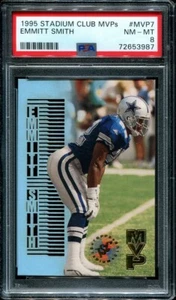 PSA 8 NM MINT 1995 STADIUM CLUB MVPs EMMITT SMITH #MVP7 COWBOYS 53987 DB174 - Picture 1 of 1
