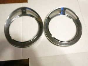 pair of OEM Jaguar DAC2110 Outer Headlight Bezel XJ6 Series 3 5-3/4" Headlights - Bild 1 von 13
