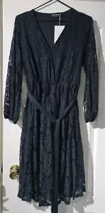 black lace dress size 16 Bloomchic - Picture 1 of 7