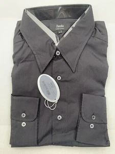 Zanella Button Front Dress Long Sleeve Size Large L 100% Cotton - Picture 1 of 2