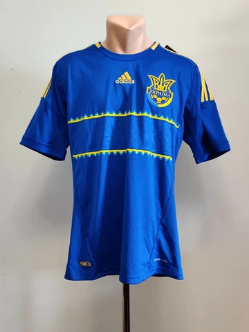 Football shirt soccer FC Ukraine Away 2011/2012/2013 jersey Adidas Europe UEFA M Cover