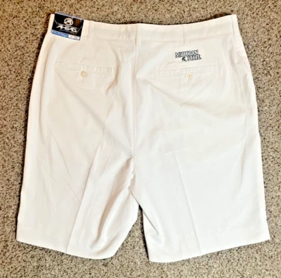 Pantalones cortos de golf Ahead Extreme Performance para hombre blancos talla 36 nuevos con etiquetas Michigan State Foto 1 de 4