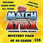 Match Attax and panini mystery pack of 15 cards