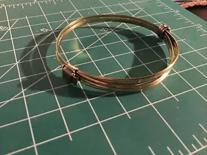 Bracciale capelli elefante rame chiaro Kenya Africa keniota bracciale africano - Foto 1 di 8