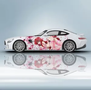Itasha Custom Car Decals; Anime Inspired Car Decals; Itasha Side Decal,Both Side - Bild 1 von 4