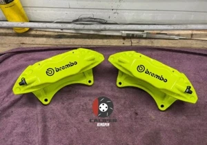 04-17 SUBARU IMPREZA WRX STI SEDAN LH RH FRONT BRAKE CALIPERS Powder Coated - Picture 1 of 4