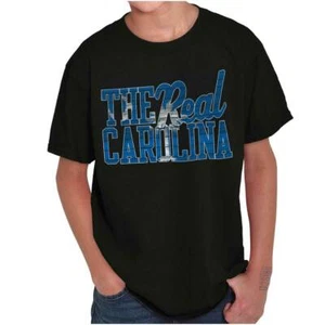 The Real North Carolina Southern Pride Unisex Kids Youth Crew T Shirts - Picture 1 of 7