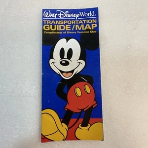 Mapa antiguo de la guía de transporte de Walt Disney World - Imagen 1 de 12
