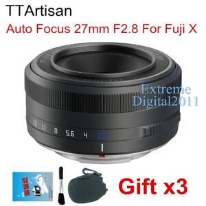 TTArtisan 27mm F2.8 Auto Focus Lens for Fujifilm Fuji X Mount X-T30 X-T4 Camera