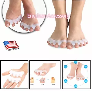 2/4/6 Gel Silicone Alce Correttore Ortesi Raddrizzatore Separatore Dolore - Foto 1 di 4