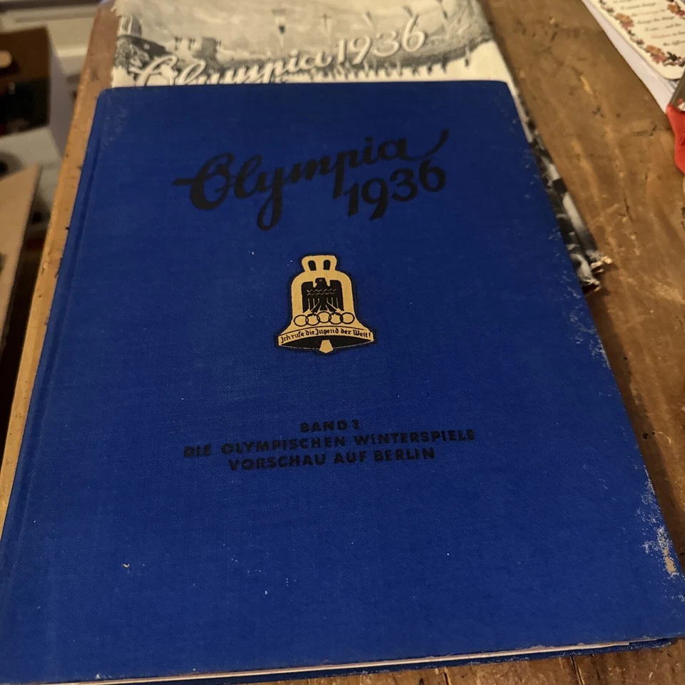 Libro de tarjetas de cigarrillos original alemán Olympia 1936 con ilustraciones banda 1 Foto 1 de 4