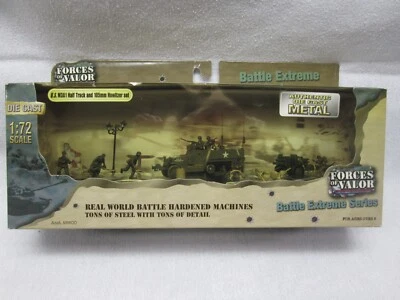 Forces of Valor 1:72 US M3A1 Half Track & 105mm Gun-Normandy #95048 WW2 diorama - Image 1 of 4