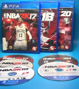 PlayStation NBA - LOTE - 2K PS4 (5) NBA2K Juegos (17 - 18 - 19 - 20 - 21) Leer... - Imagen 1 de 8