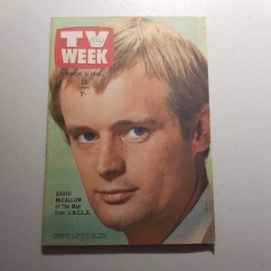 TV Week Brisbane March 5 1966 David McCallum The Man from UNCLE colour article - Picture 1 of 1