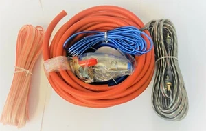 Kit D'Installation Complet 4 AWG Câble Flexible Rouge 2500 Watts Envoi Rapide - Picture 1 of 2