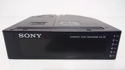 CARICATORE CD SONY PER AUTORADIO COMPACT DISC MAGAZINE XS-T6 CADDY PORTA 6 CD - Immagine 1 di 4