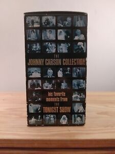 Vintage johnny carson 'best of the tonight show' kolekcja taśm VHS 