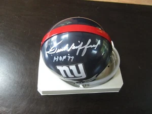 Frank Gifford Autograph Signed Auto New York Giants Mini Helmet HOF 77 - Picture 1 of 6